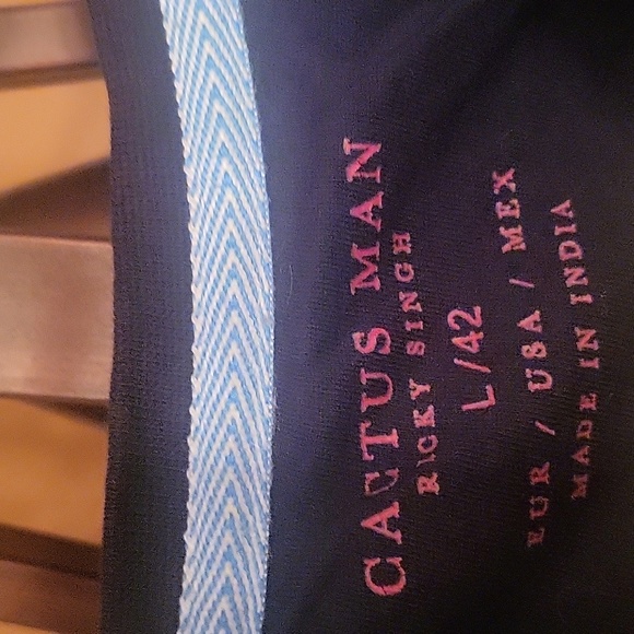 Cactus Man men's flamingo tee L - Picture 3 of 4